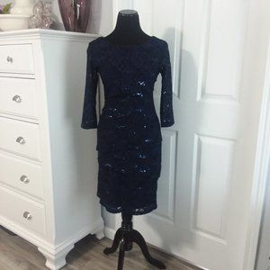 Navy Blue Fancy Dress